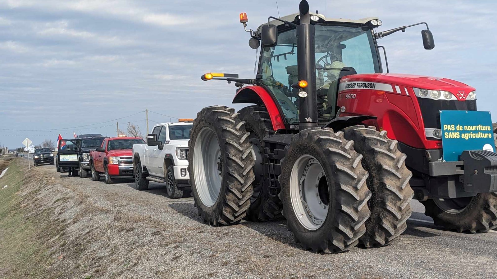 A look back at the demonstration by Vaudreuil-Soulanges agricultural producers  