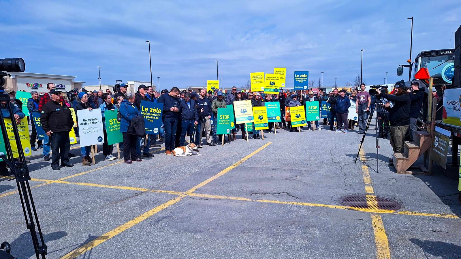 A look back at the demonstration by Vaudreuil-Soulanges agricultural producers  