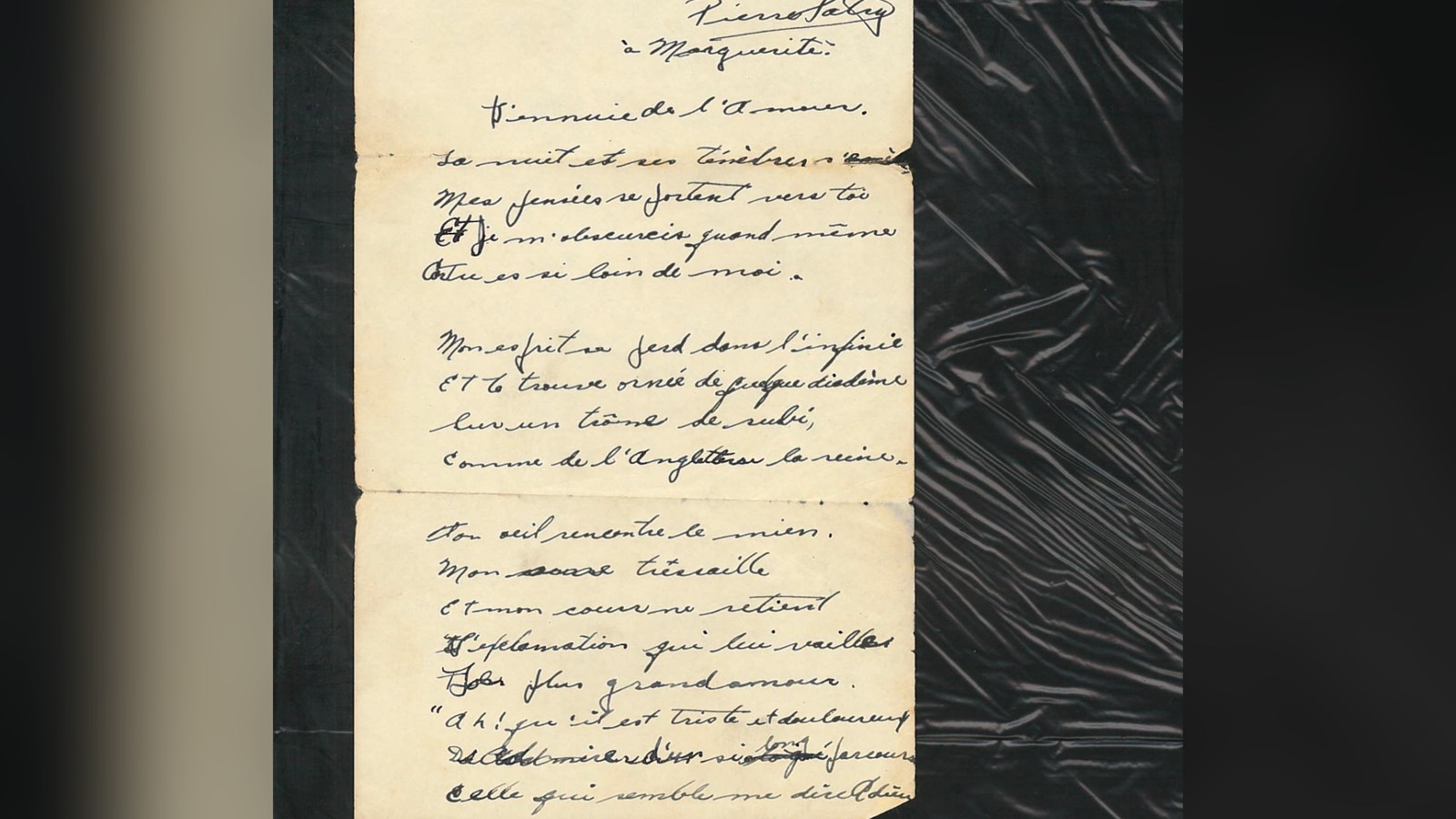 Essai de poésie par Pierre Patry : « L’ennui de l’amour ».