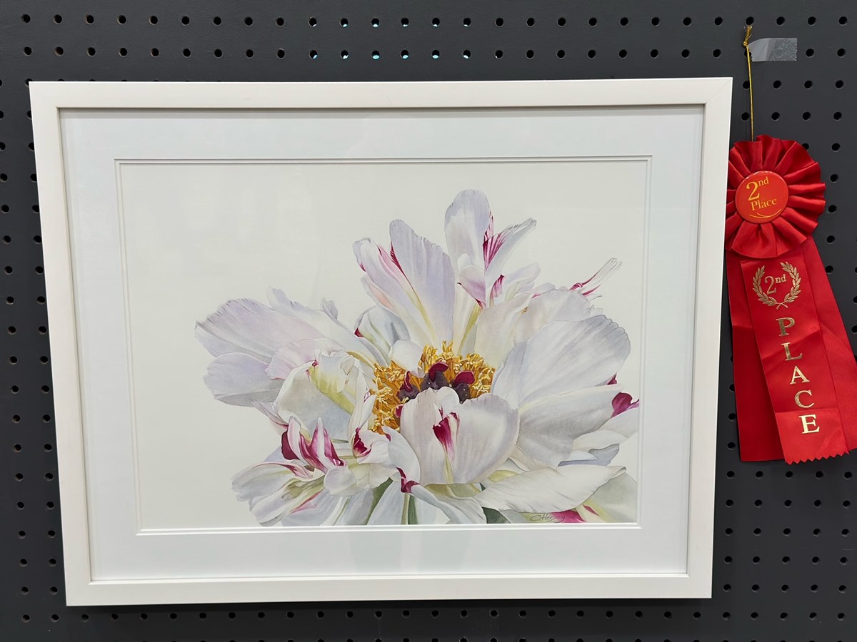 La toile Herzog Peonia a remporté le 2e prix lors d'une récente exposition 