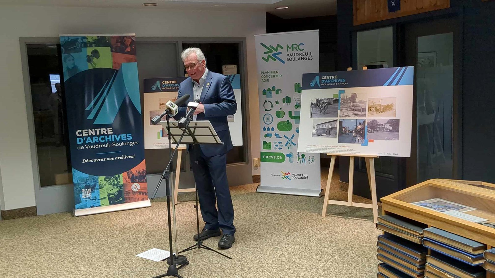 Le Centre d'archives de Vaudreuil-Soulanges inaugure ses nouveaux locaux