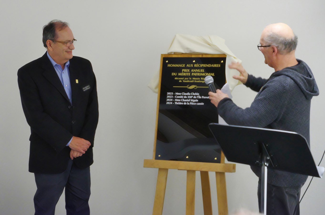Chantal Séguin and Théâtre de la Pièce cassée honoured by Musée régional