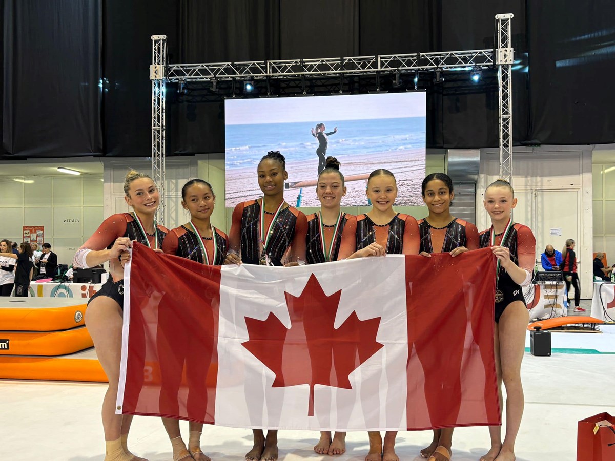 Gymnast Coralie Demers of Notre-Dame-de-l'île-Perrot wins team award