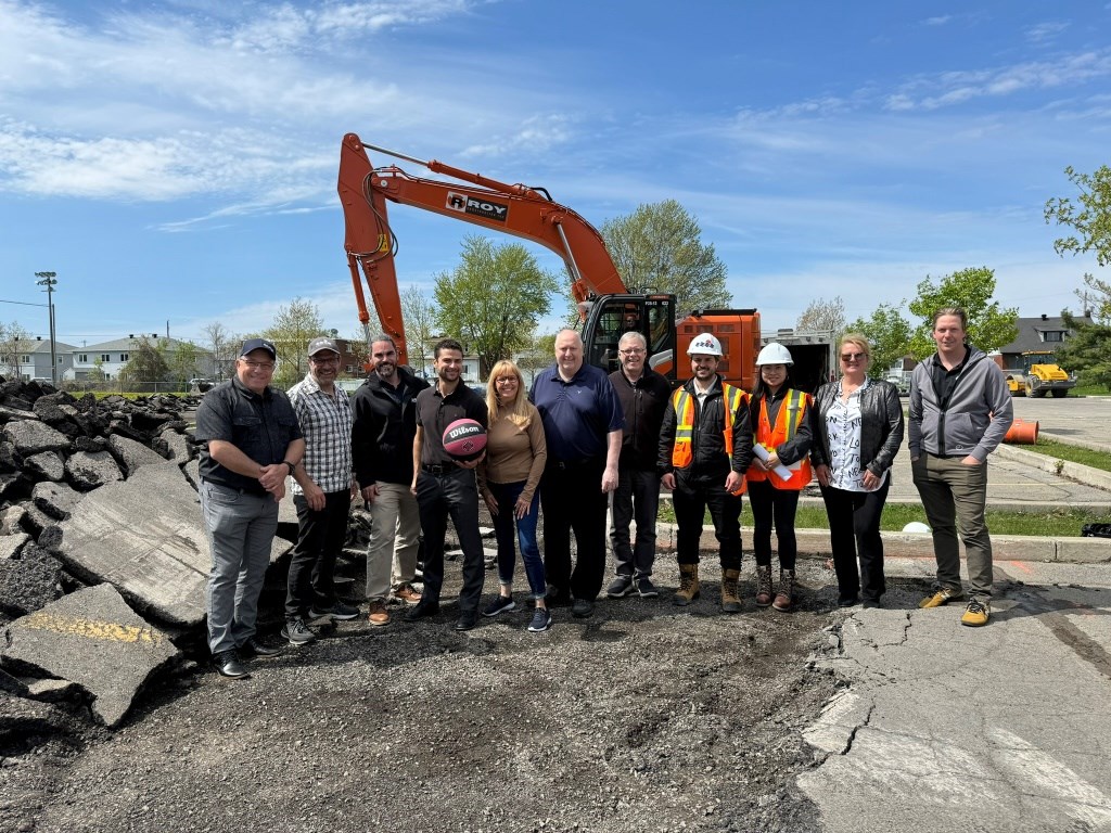 Un nouveau terrain de basketball prendra bientôt place au parc Marquette 