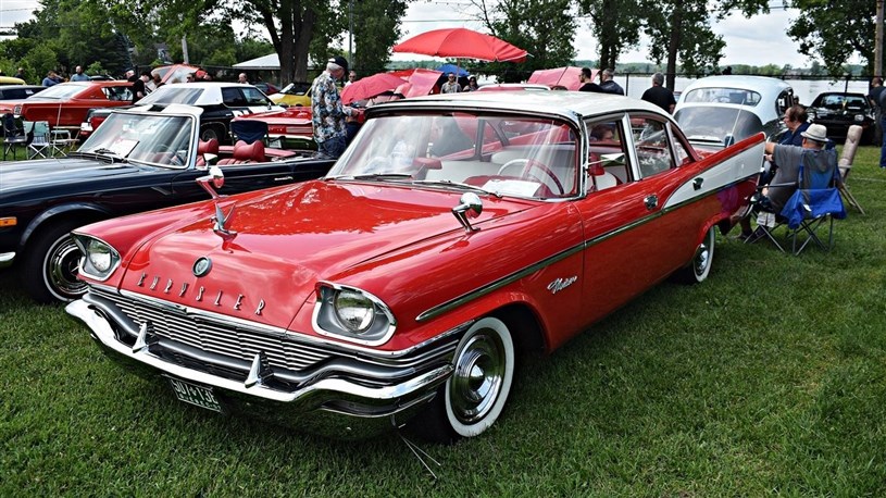 Vintage car show at Bellevue Park in Pincourt  