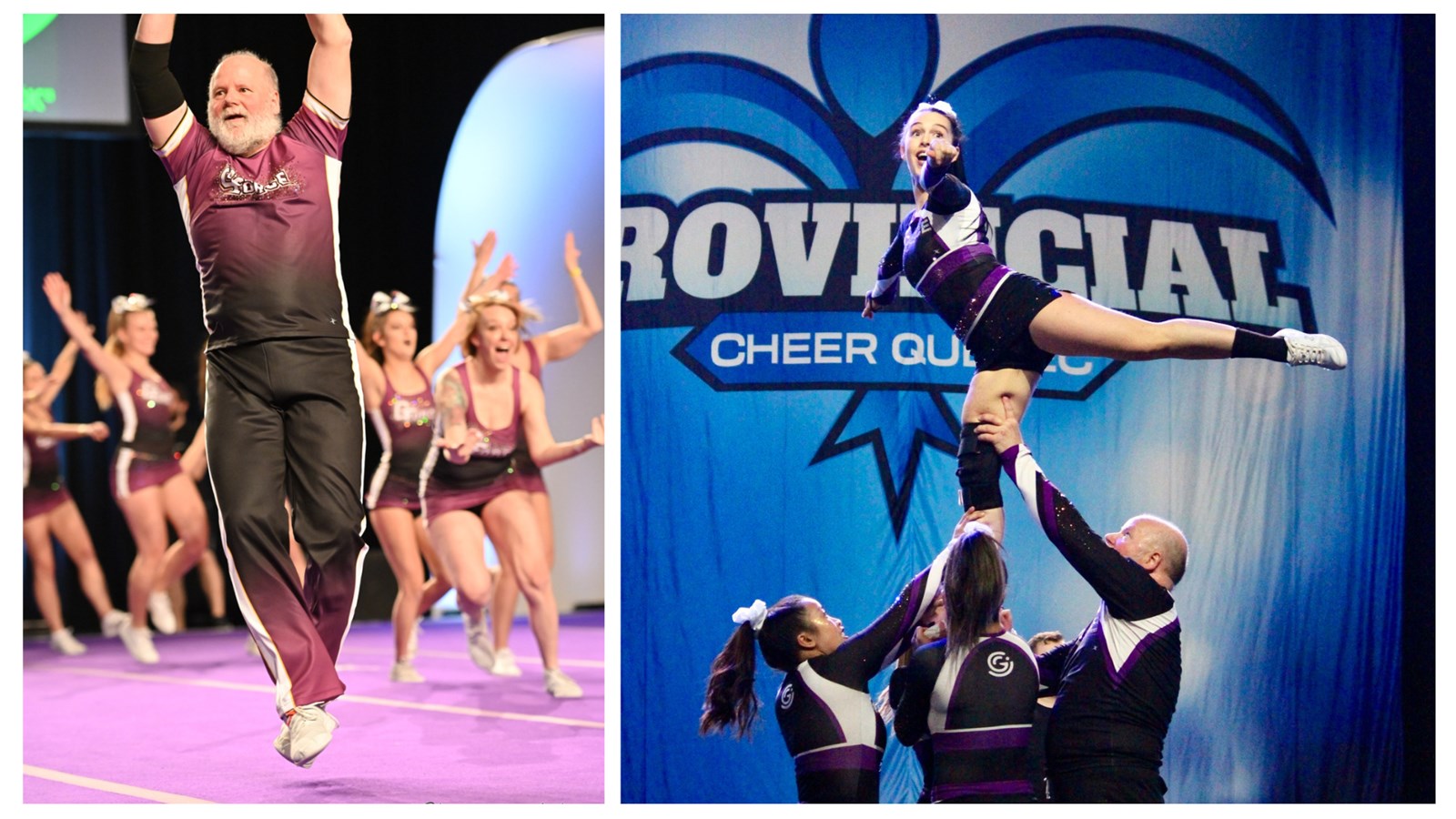 Christian Bernard and Gymini: a passion for cheerleading at 61