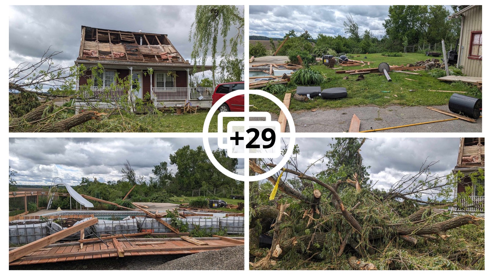 En images : un paysage désolant au lendemain de la tornade