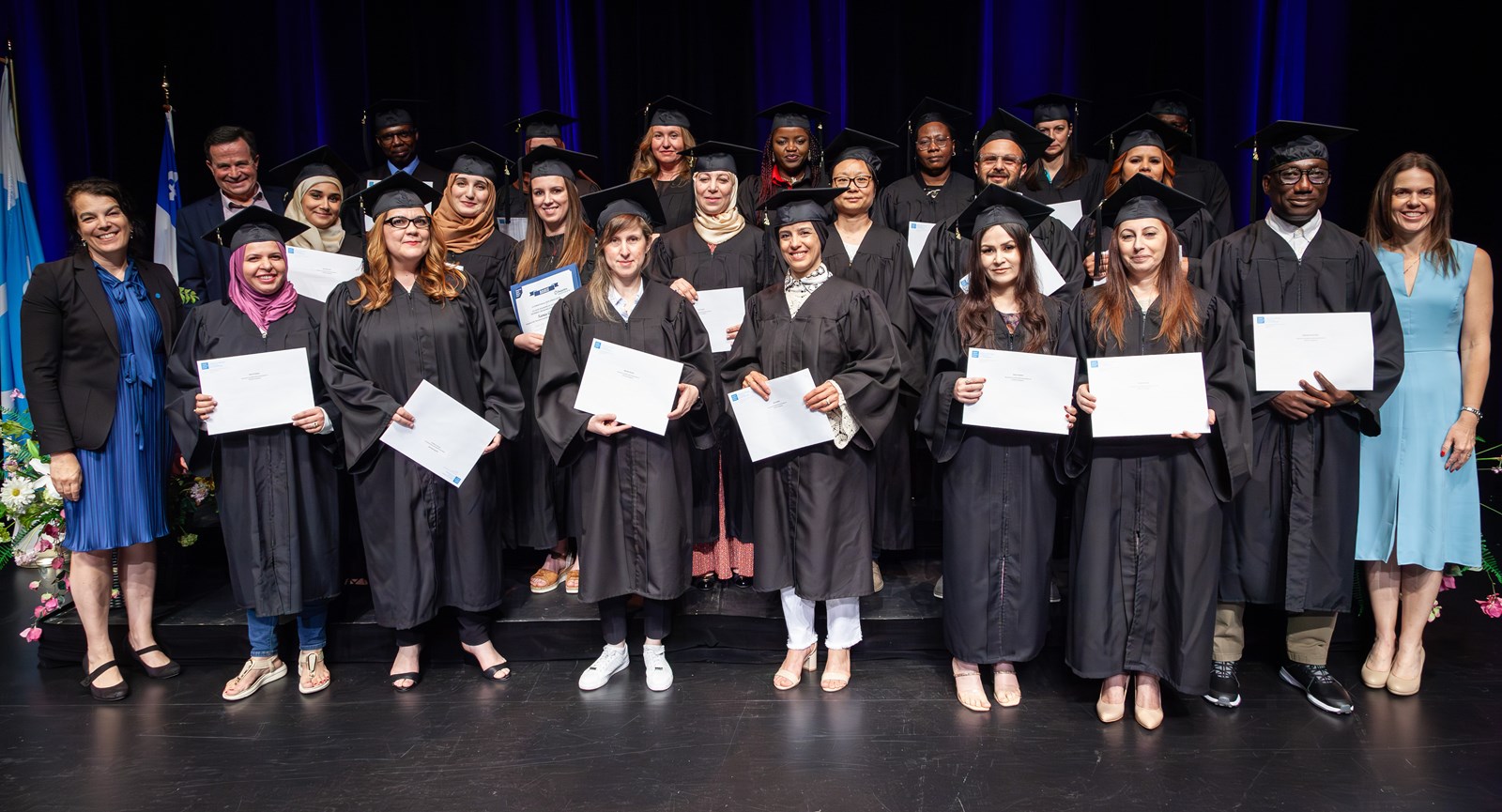 Plus de 200 visages fiers et réjouis à la cérémonie de fin d’études