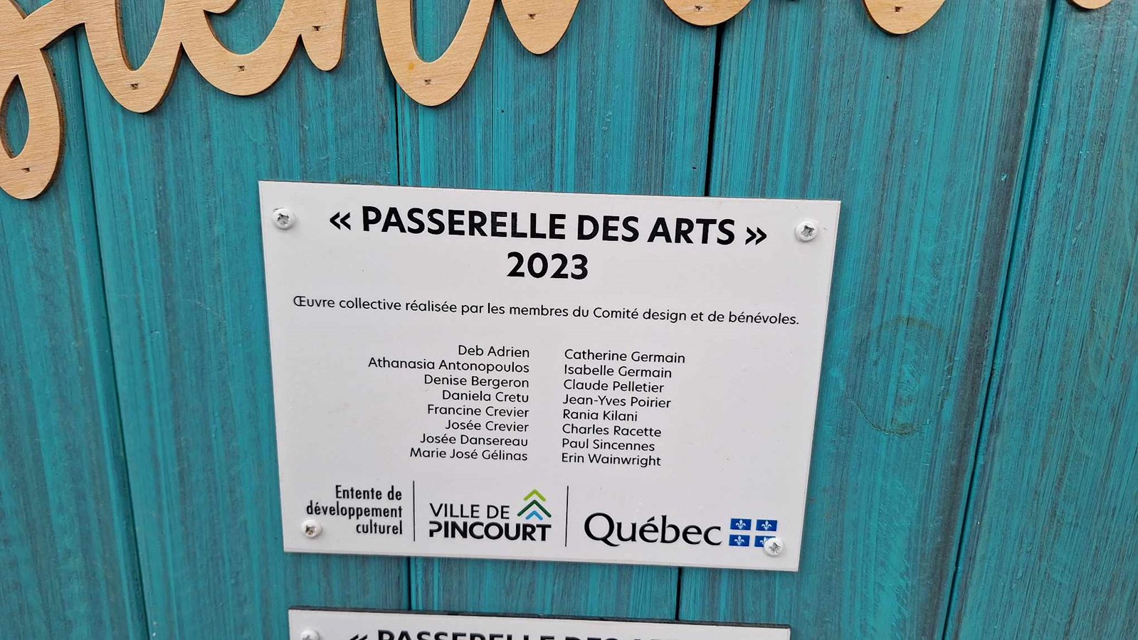 Pincourt inaugurates the Passerelle des Arts