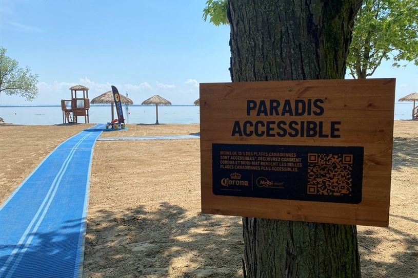 Un pas de plus vers l'accessibilité universelle à la Plage de Saint-Zotique