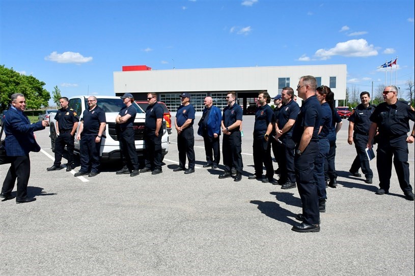 Formation sur les laboratoires clandestins pour des pompiers de Vaudreuil-Soulanges
