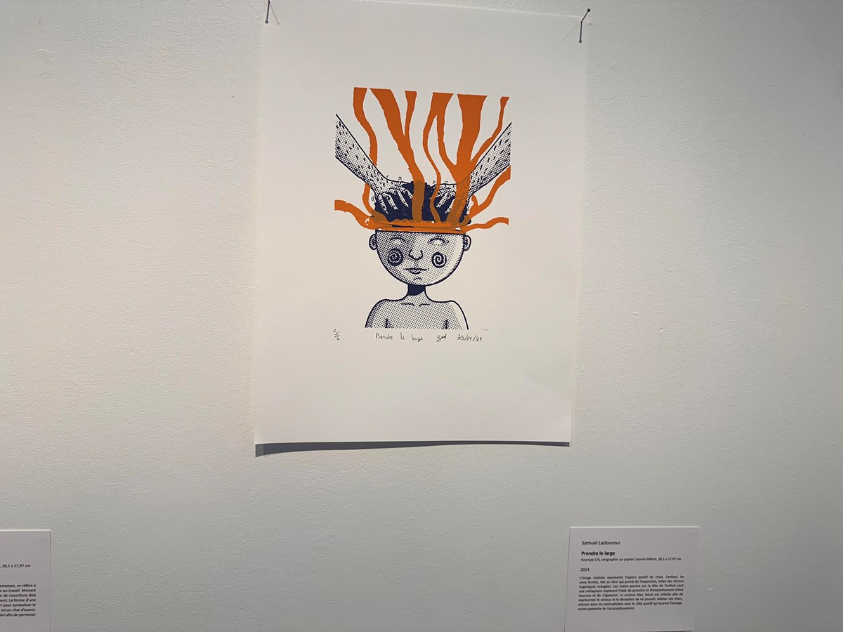 Bibliothèque Armand-Frappier : exhibition on dreams by visual arts students
