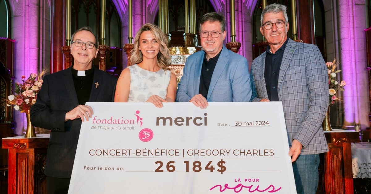 26 000$ amassés au concert-bénéfice pour la Fondation de l'Hôpital du Suroît