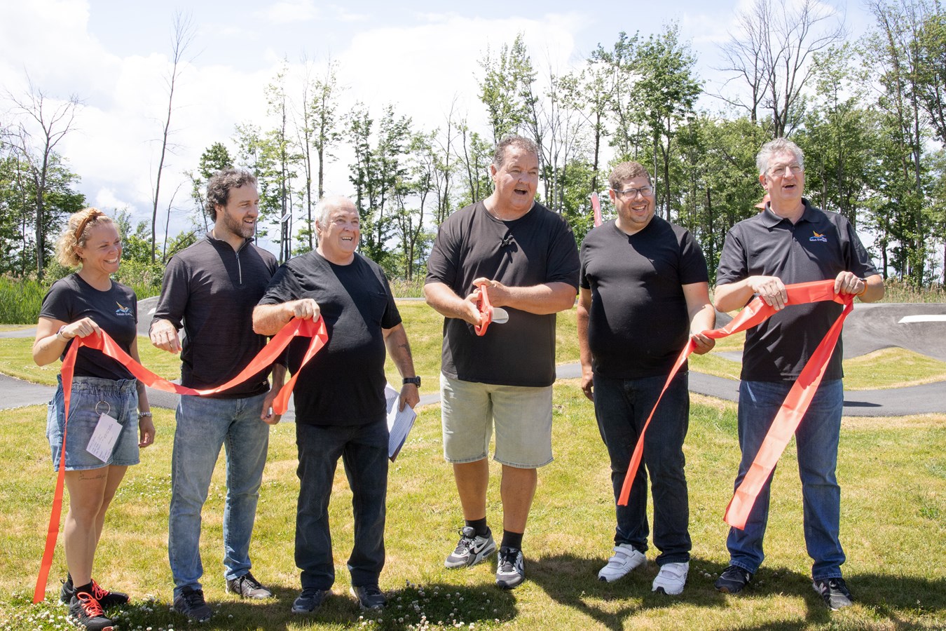 Inauguration of new pumptrack in Saint-Zotique