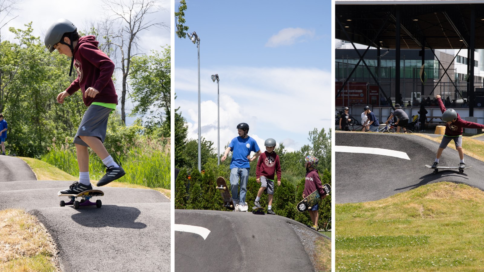 Inauguration of new pumptrack in Saint-Zotique