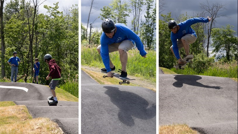 Inauguration of new pumptrack in Saint-Zotique