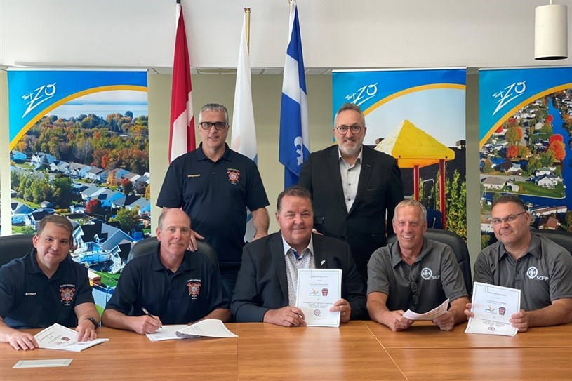 Saint-Zotique s'entend avec ses pompiers jusqu'en 2027