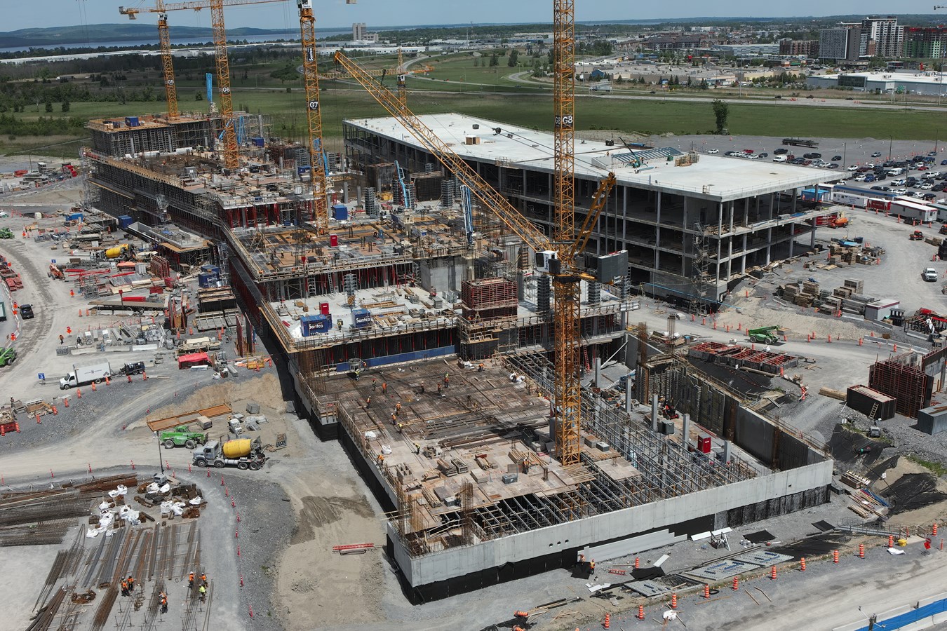 Hôpital de Vaudreuil-Soulanges | Construction progress on the site