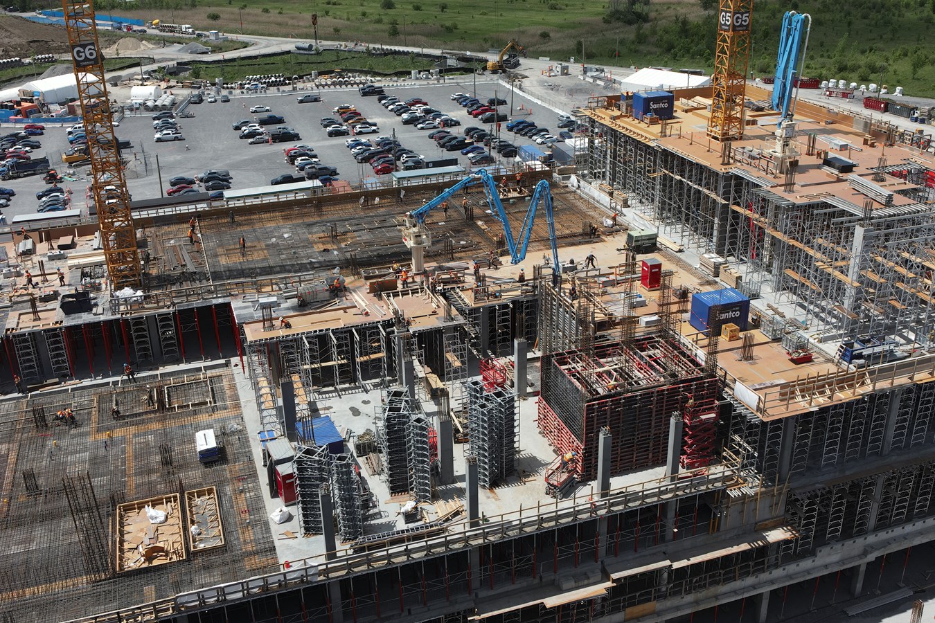 Hôpital de Vaudreuil-Soulanges | Construction progress on the site
