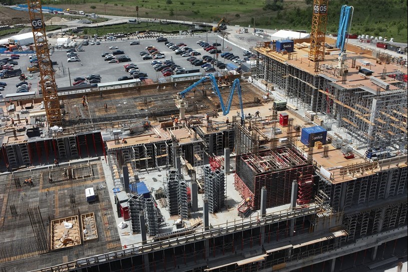 Hôpital de Vaudreuil-Soulanges | Construction progress on the site