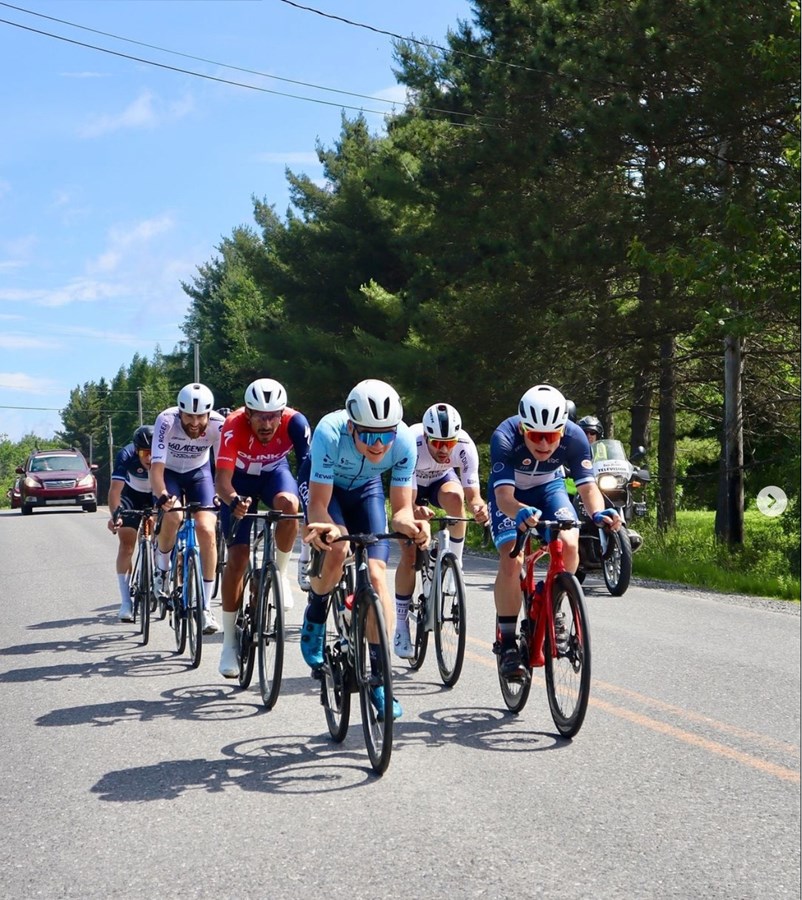 A Vaudreuil-Dorionnois recounts his experience at the Canadian Road Cycling Championships