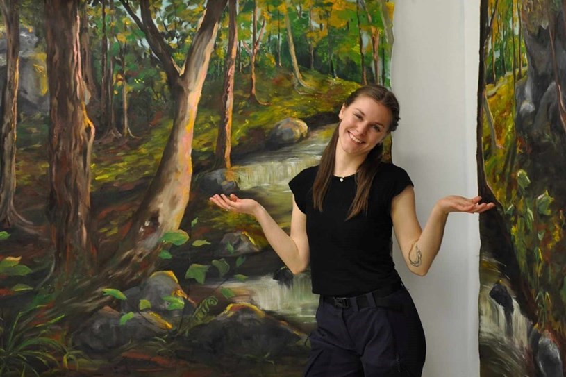Gabrielle Larouche: une passionnée d'art qui n'a pas peur de sortir de sa zone de confort