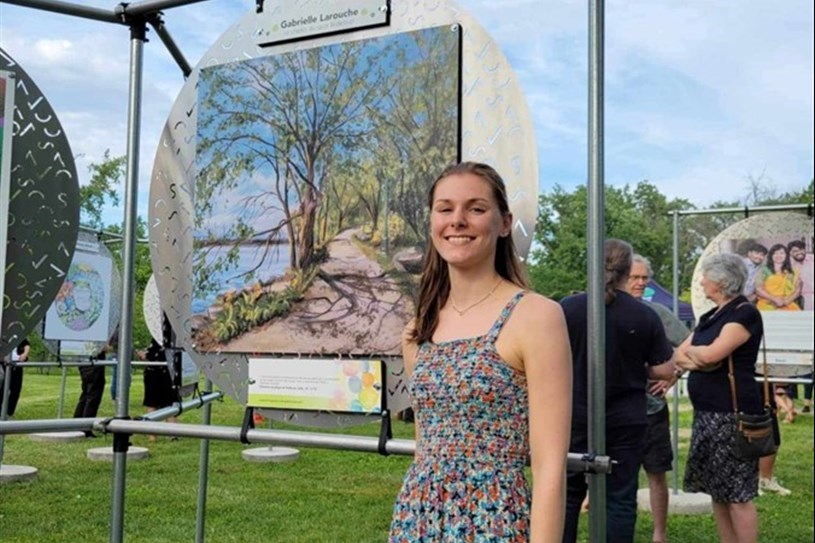 Gabrielle Larouche: an art enthusiast not afraid to step outside her comfort zone