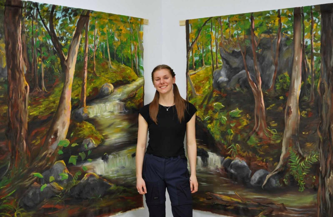 Gabrielle Larouche: an art enthusiast not afraid to step outside her comfort zone  