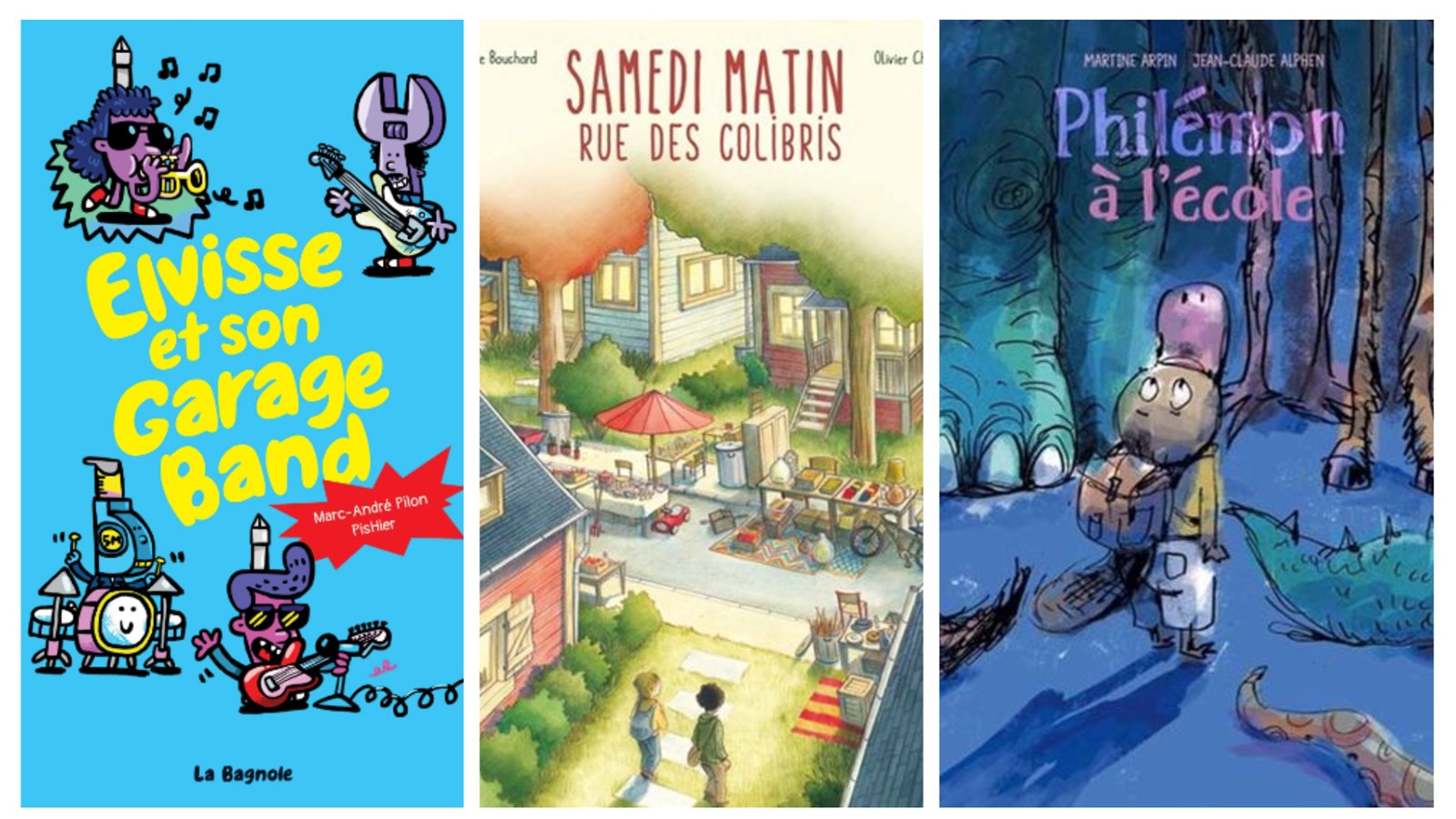 Pour vos vacances : quelques suggestions de livres jeunesse d'auteurs d'ici 