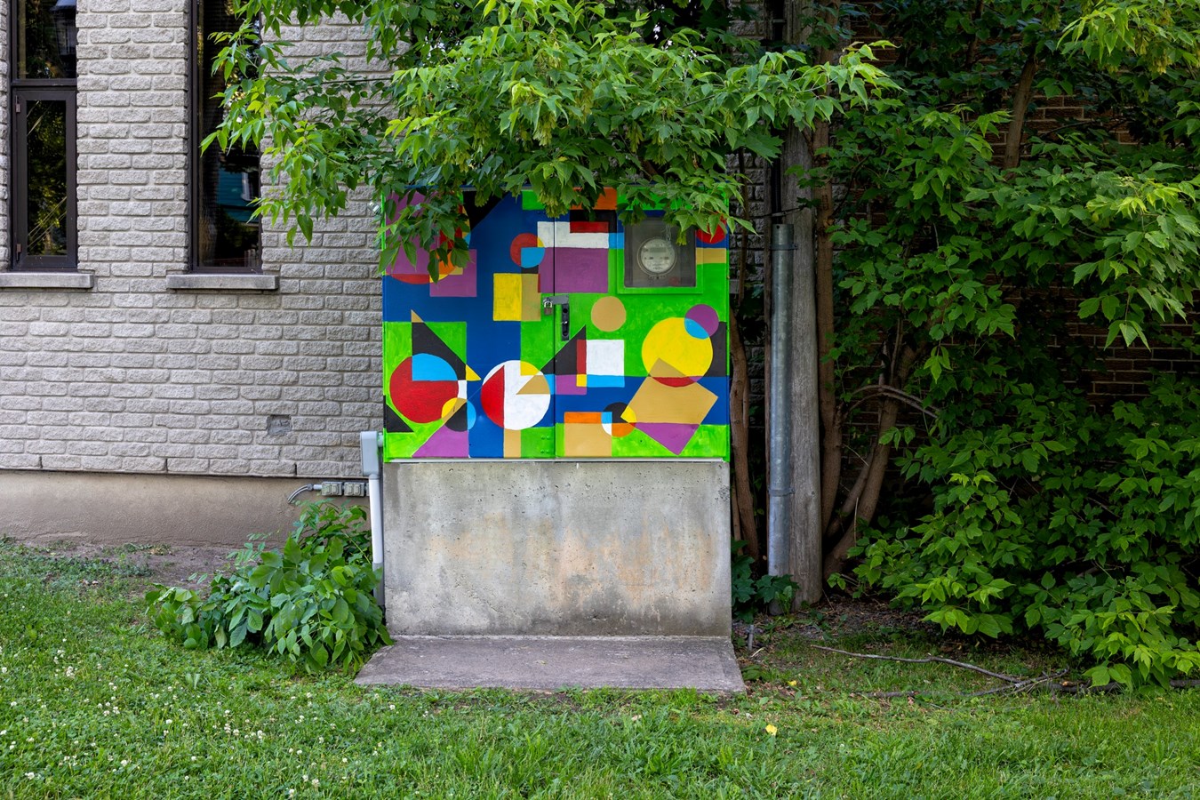 Artistic embellishment of electrical boxes in Vaudreuil-Dorion parks