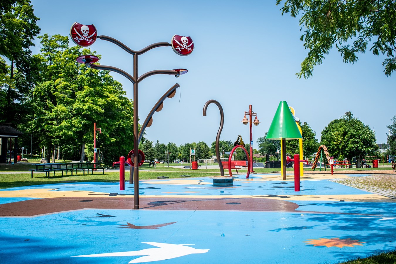 Ouverture des jeux d'eau à Rigaud