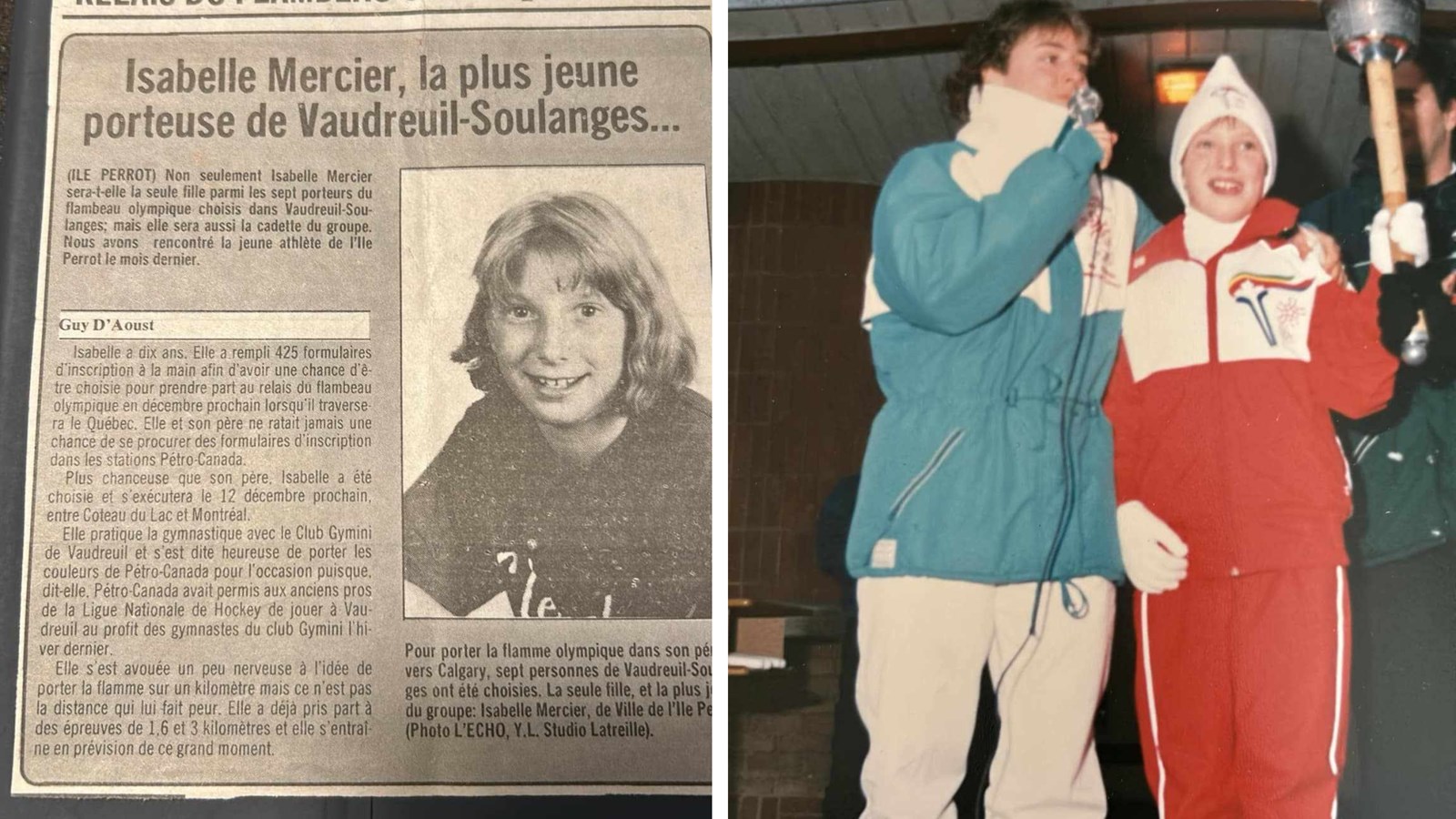 Jeux olympiques: des beaux souvenirs pour une citoyenne de Vaudreuil-Soulanges 