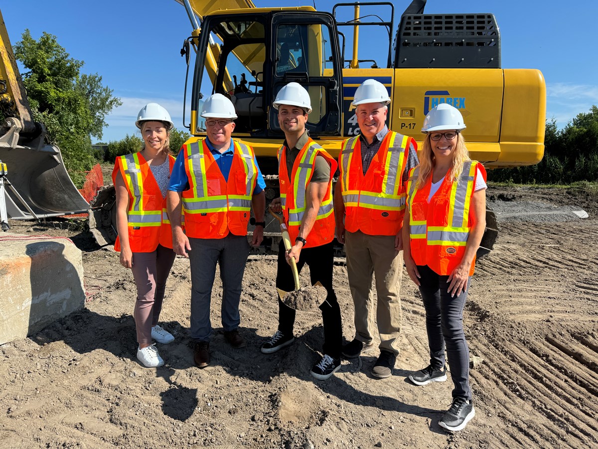 Début des travaux du parc multisport de Salaberry-de-Valleyfield 
