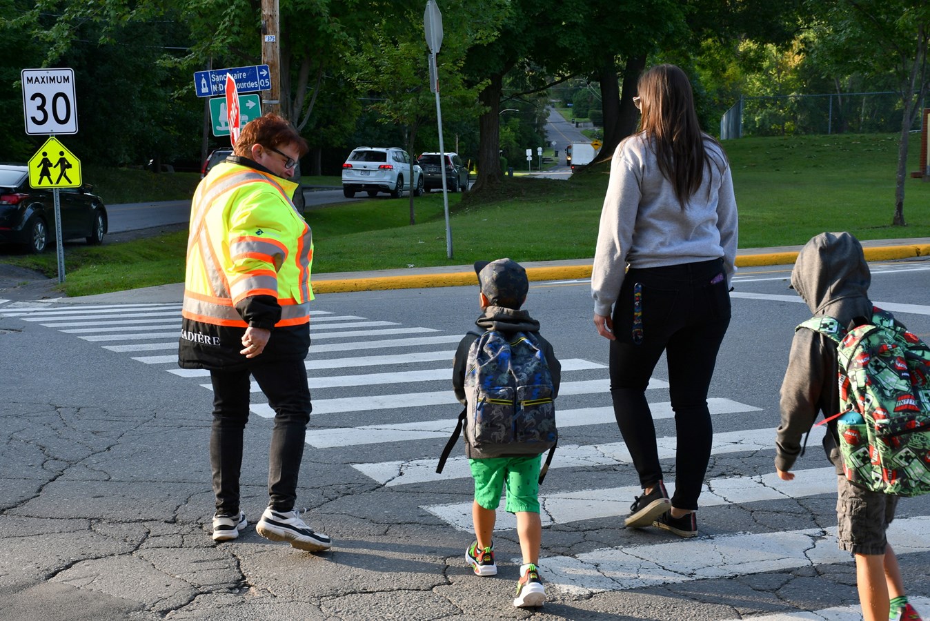 Construction begins on the multifunctional trail on rue Bourget   