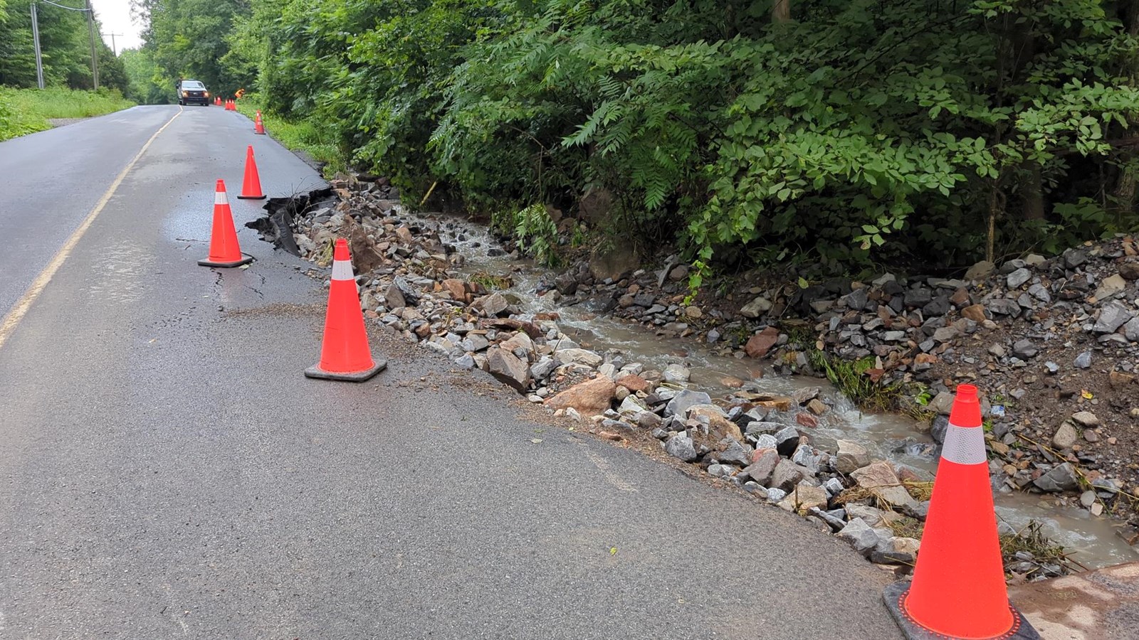 Une partie du chemin Saint-Georges fermée à Rigaud