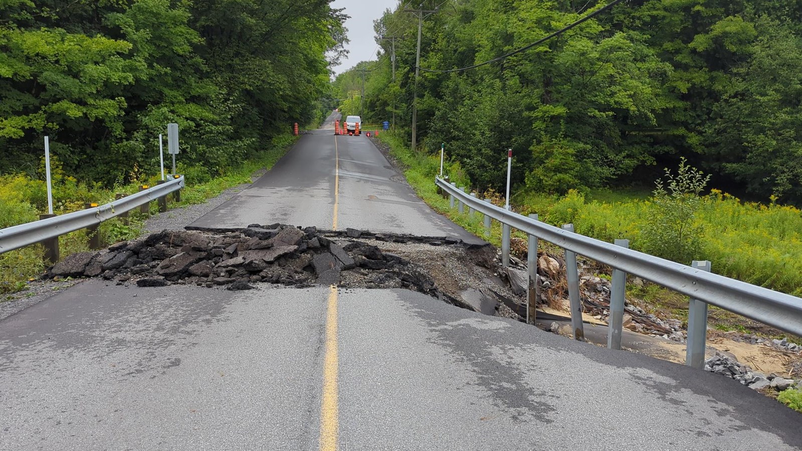Une partie du chemin Saint-Georges fermée à Rigaud