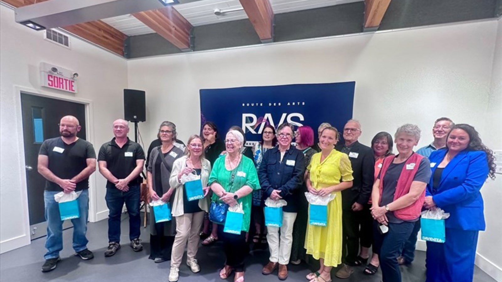 Artists from la Route des arts with Maryline Picard, Soulanges MNA