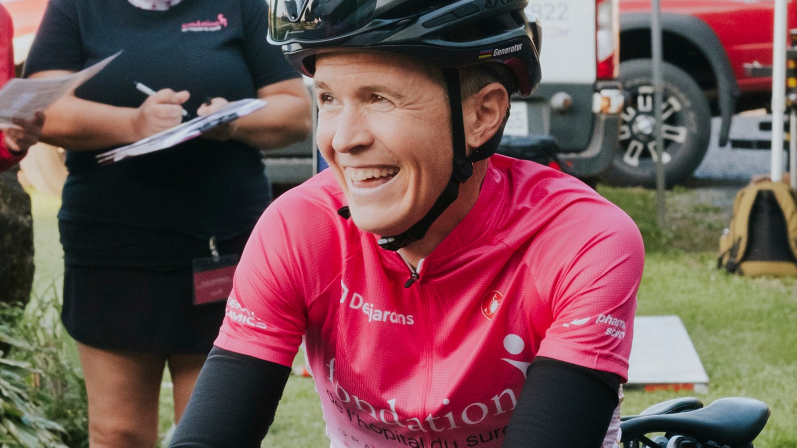 La citoyenne et entrepreneure de Vaudreuil-Soulanges, Geneviève Jeanson, olympienne cycliste bien connue était l'ambassadrice de l'événement