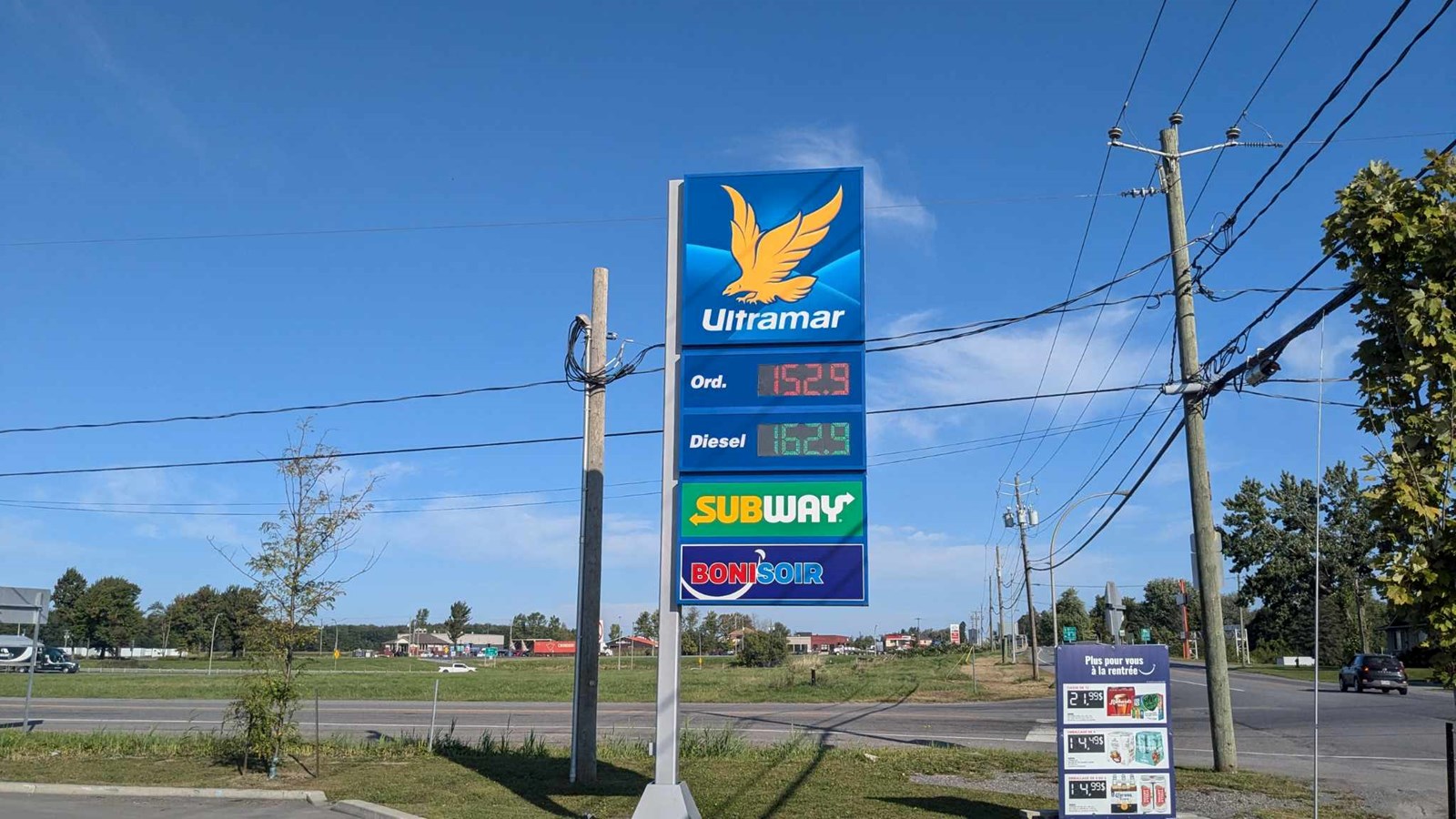 Le prix de l'essence est en baisse dans Vaudreuil-Soulanges