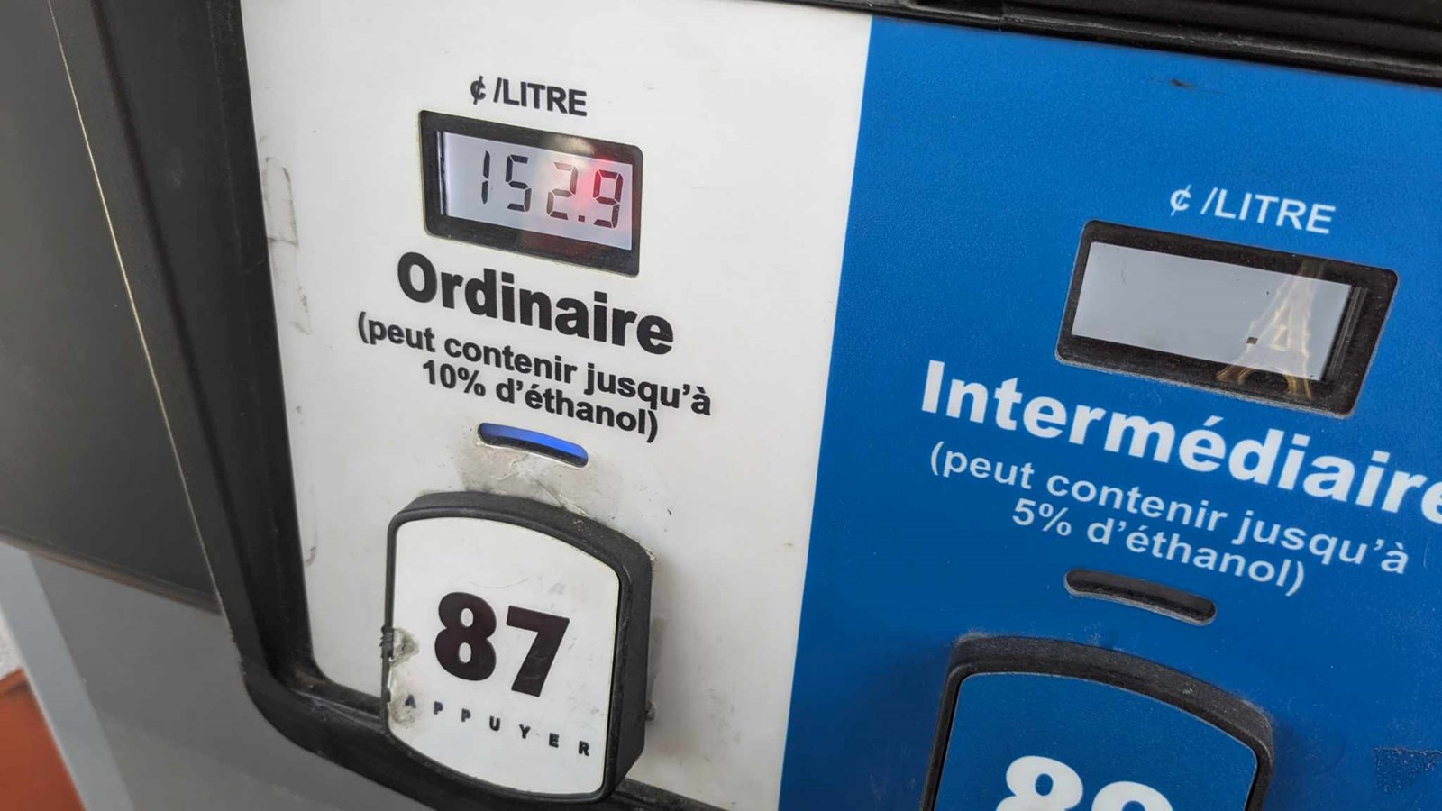 Le prix de l'essence est en baisse dans Vaudreuil-Soulanges