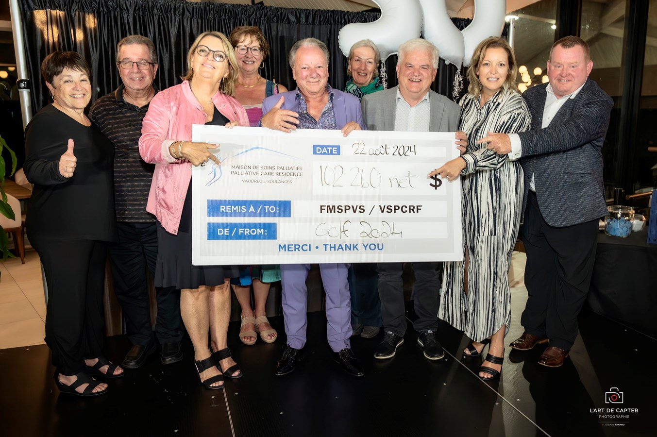 Palliative care residence in the region: record-breaking golf tournament