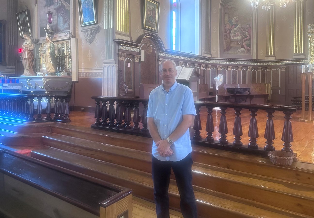 Sébastien Daviau, Head of Collections at the Musée régional, and future Director General in January 2025