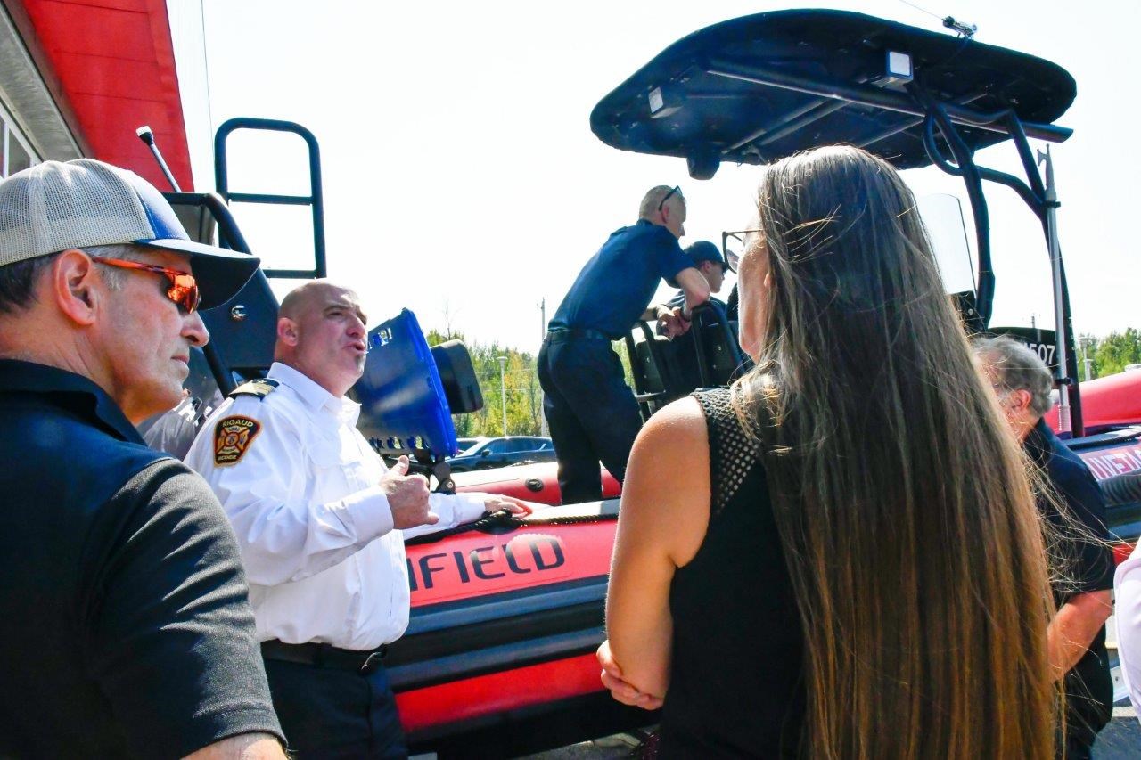 A new lifeboat for Rigaud's firefighting team