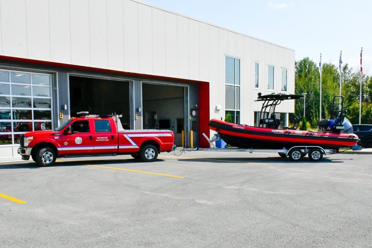 A new lifeboat for Rigaud's firefighting team