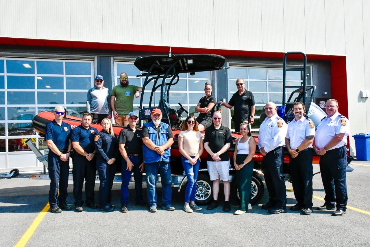 A new lifeboat for Rigaud's firefighting team