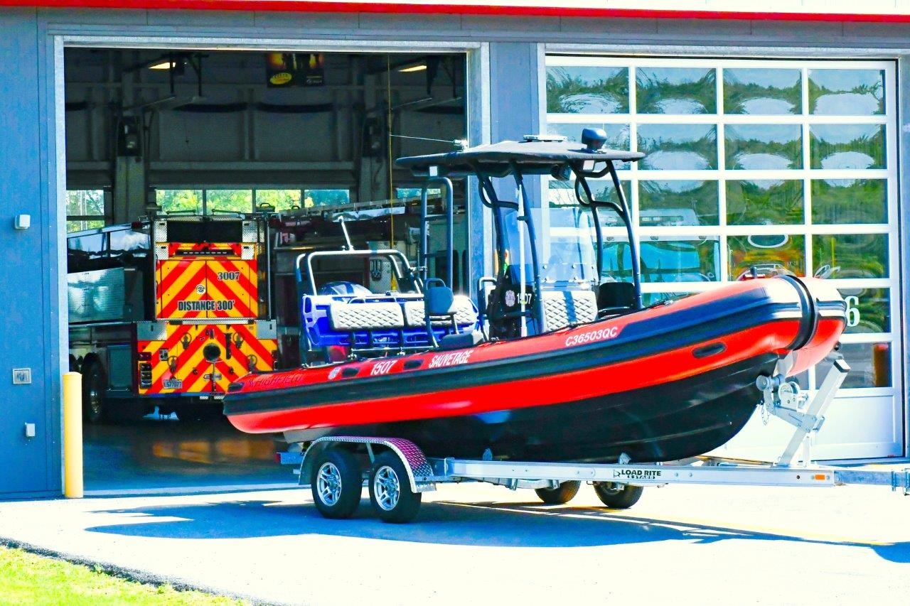 A new lifeboat for Rigaud's firefighting team
