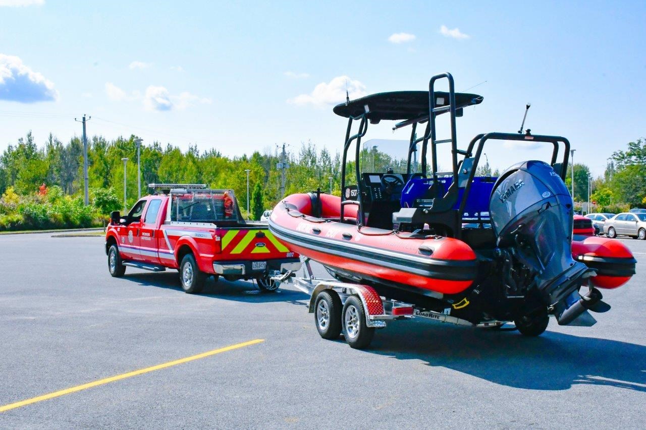 A new lifeboat for Rigaud's firefighting team