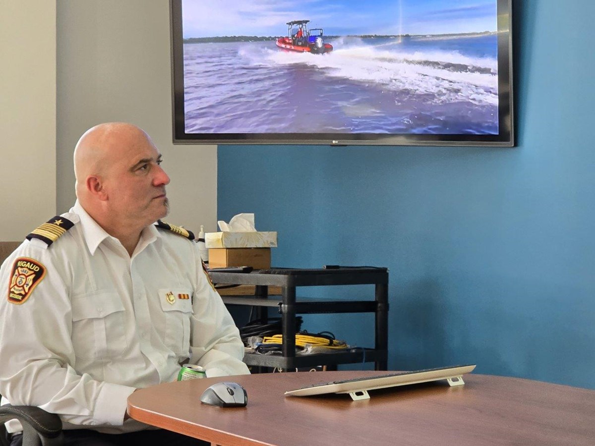 A new lifeboat for Rigaud's firefighting team