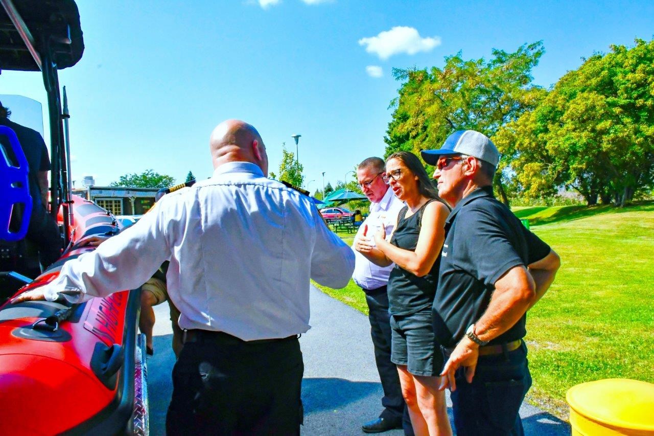 A new lifeboat for Rigaud's firefighting team
