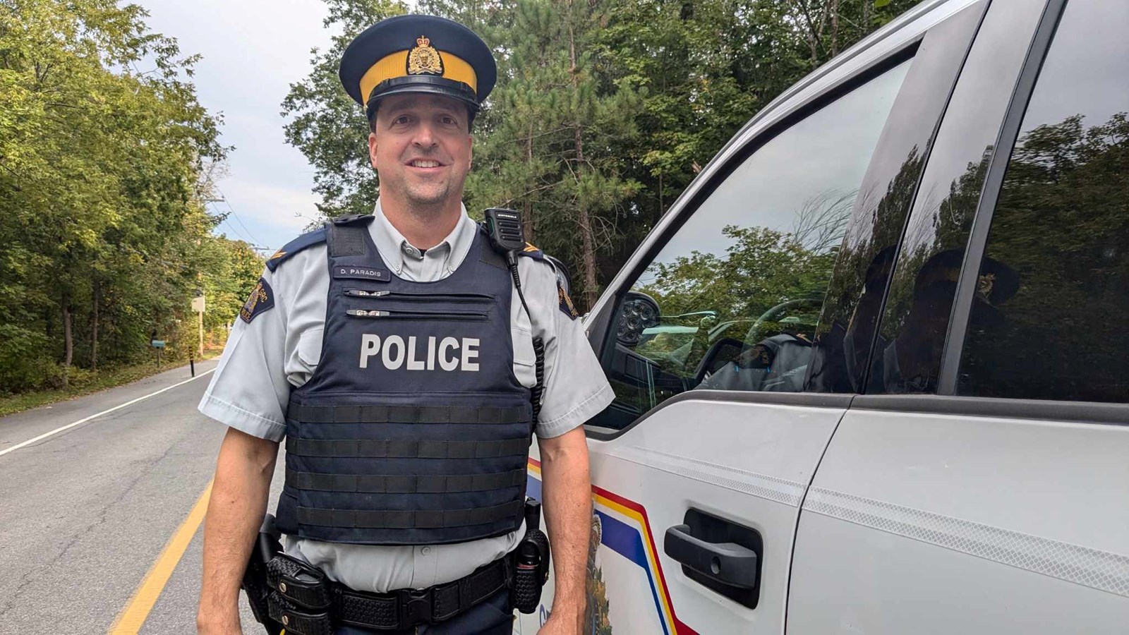 Le caporal Danny Paradis de la GRC prenait part à l'opération d'éradication du cannabis
